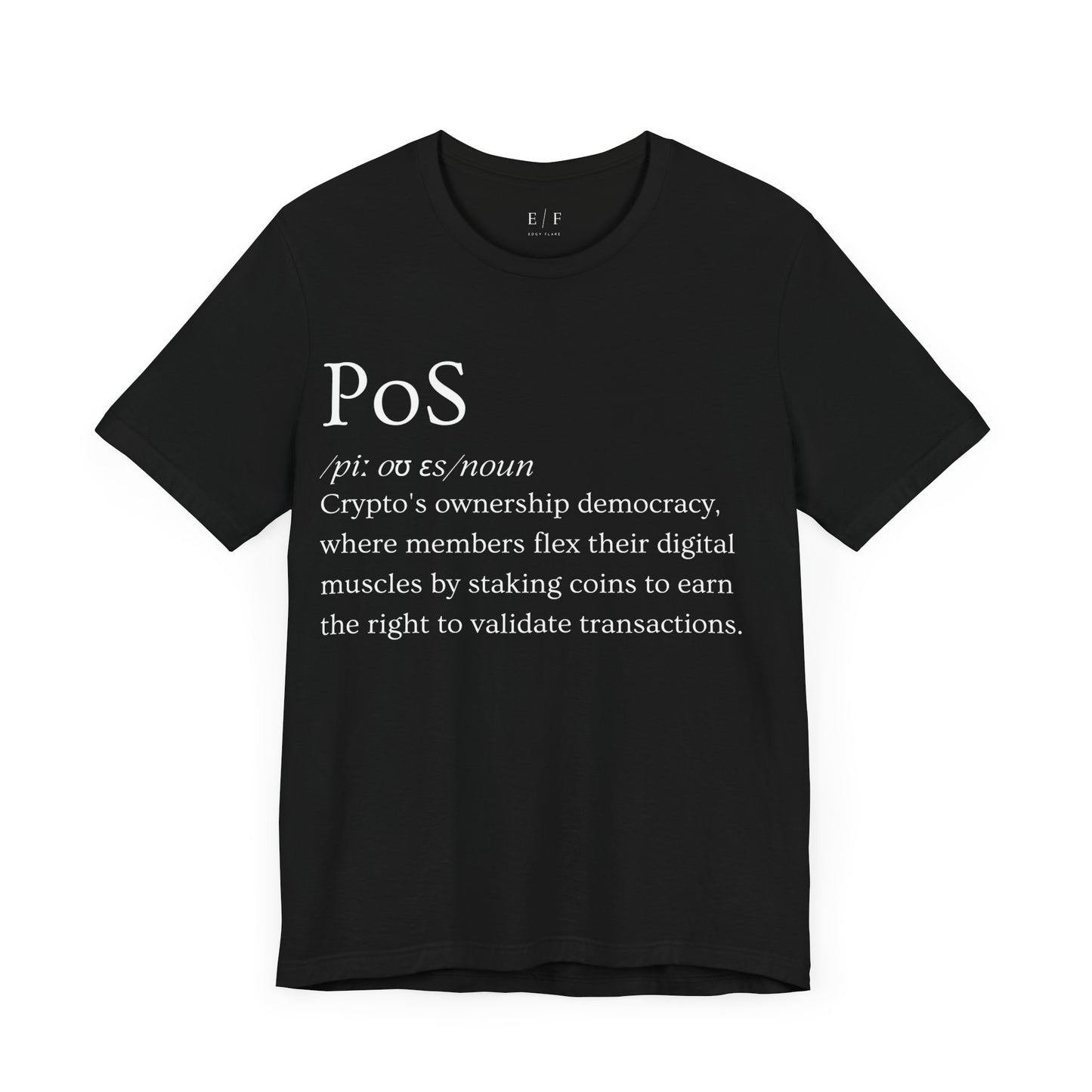 PoS Funny Crypto Definition Premium Tshirt