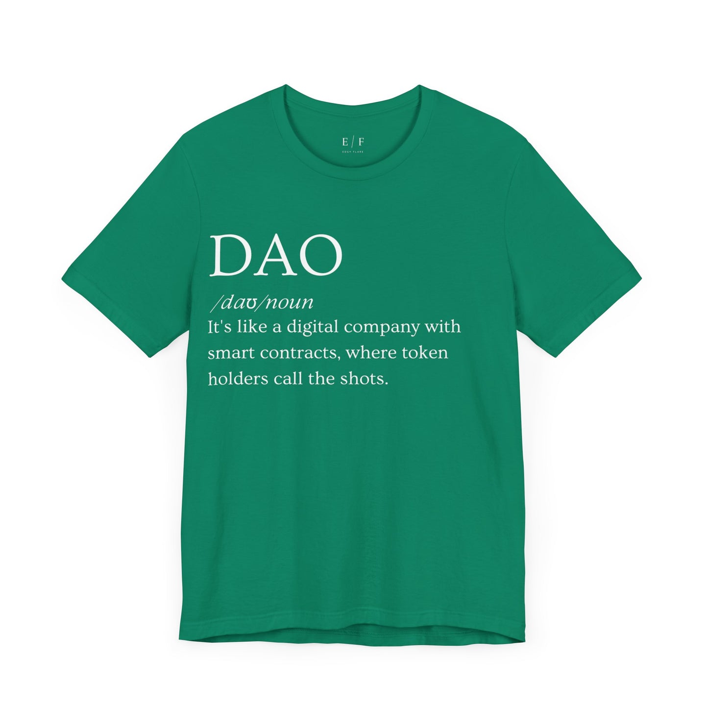 DAO Funny Crypto Definition Premium Tshirt