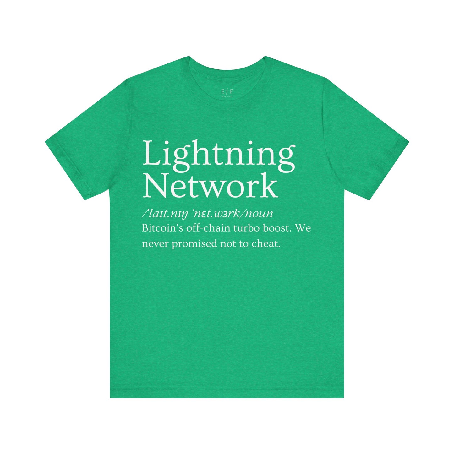 Lightning Network Funny Crypto Definition Premium Tshirt