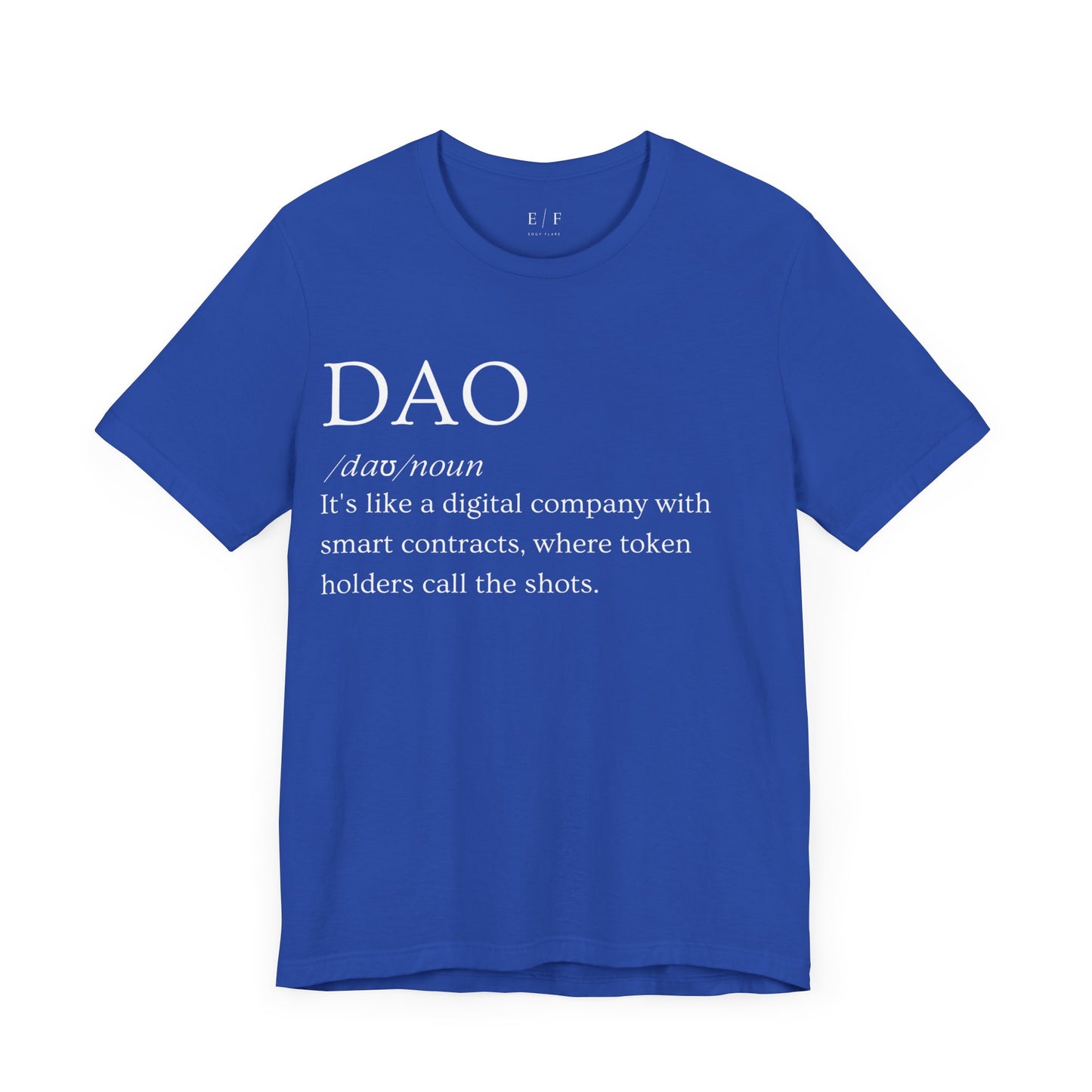 DAO Funny Crypto Definition Premium Tshirt