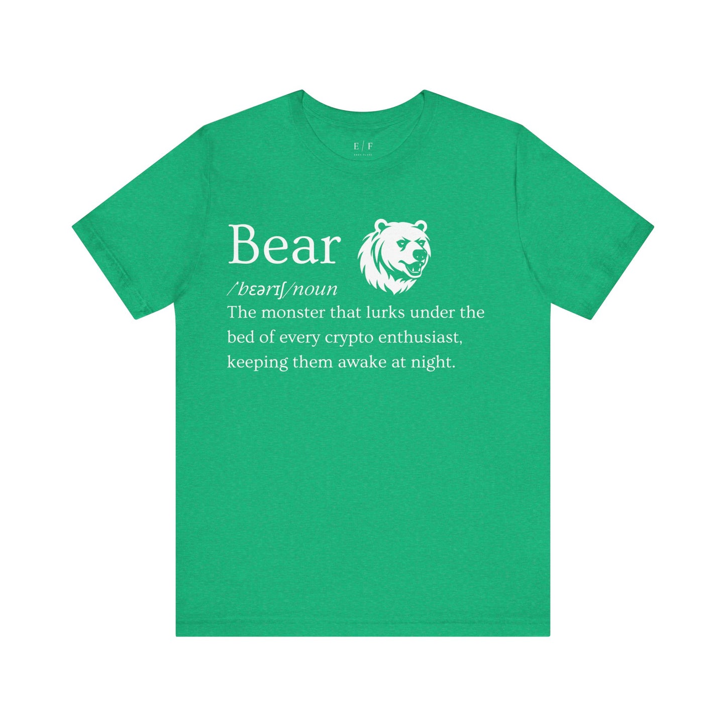 Bear Funny Crypto Definition Premium Tshirt