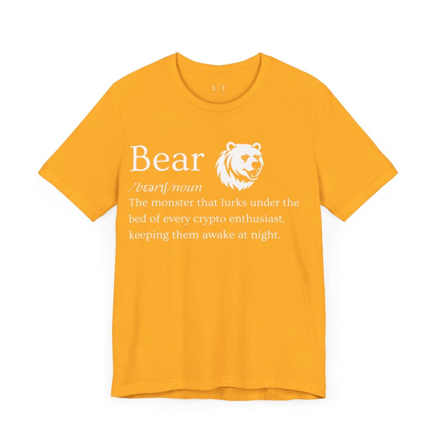 Bear Funny Crypto Definition Premium Tshirt