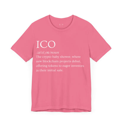 ICO Funny Crypto Definition Premium Tshirt