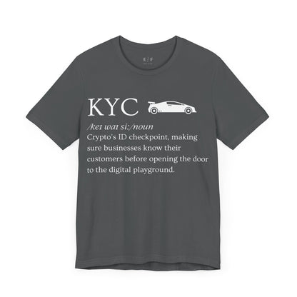 KYC Funny Crypto Definition Premium Tshirt