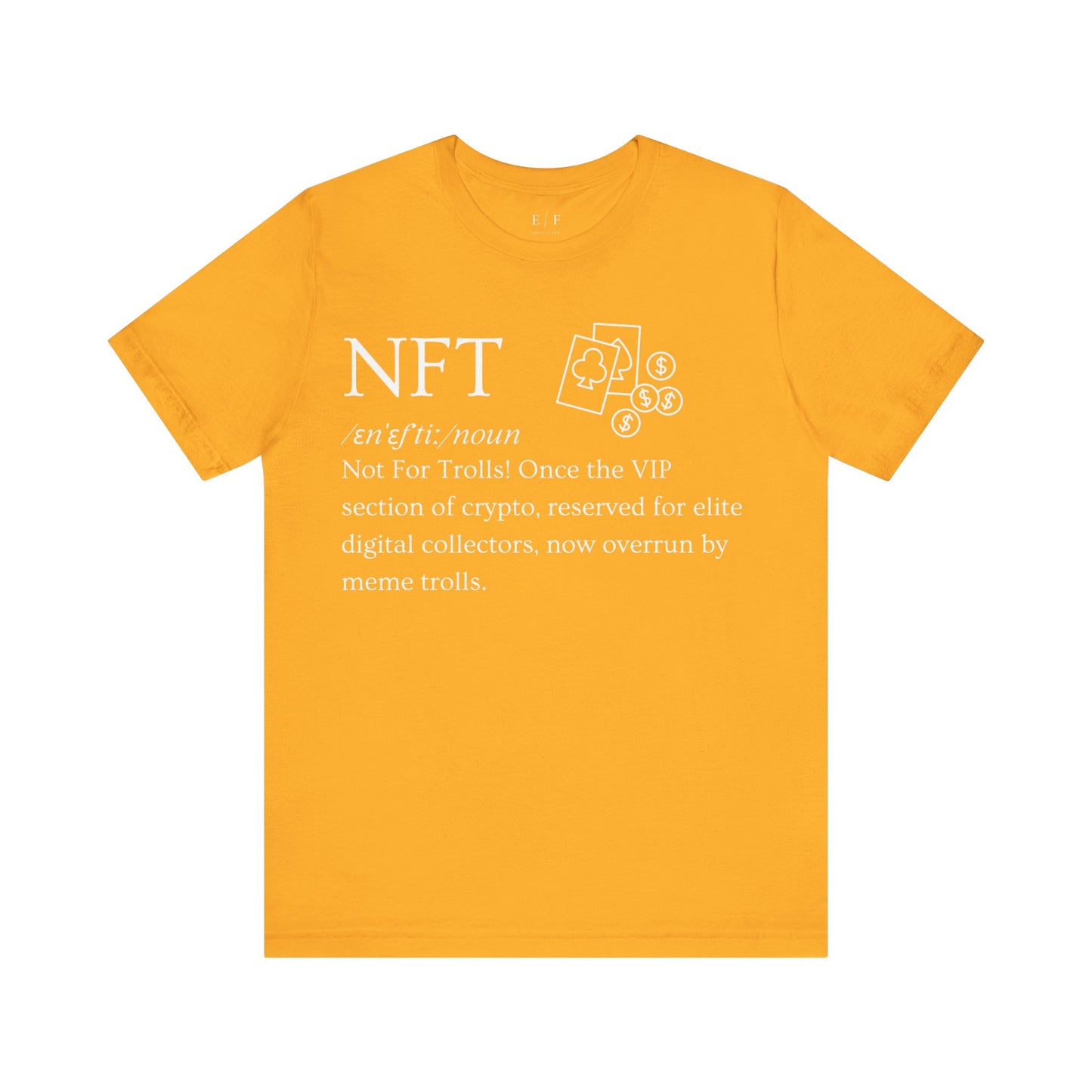 NFT Funny Crypto Definition Premium Tshirt