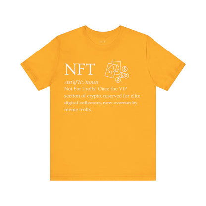 NFT Funny Crypto Definition Premium Tshirt