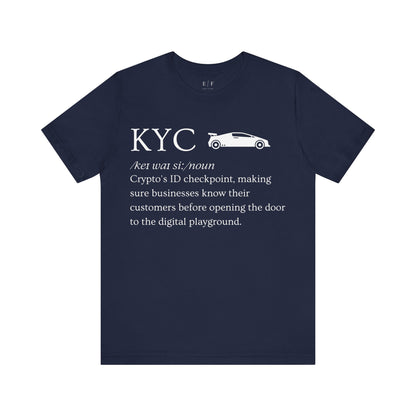 KYC Funny Crypto Definition Premium Tshirt