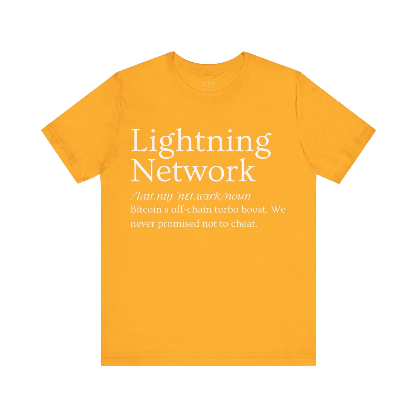 Lightning Network Funny Crypto Definition Premium Tshirt