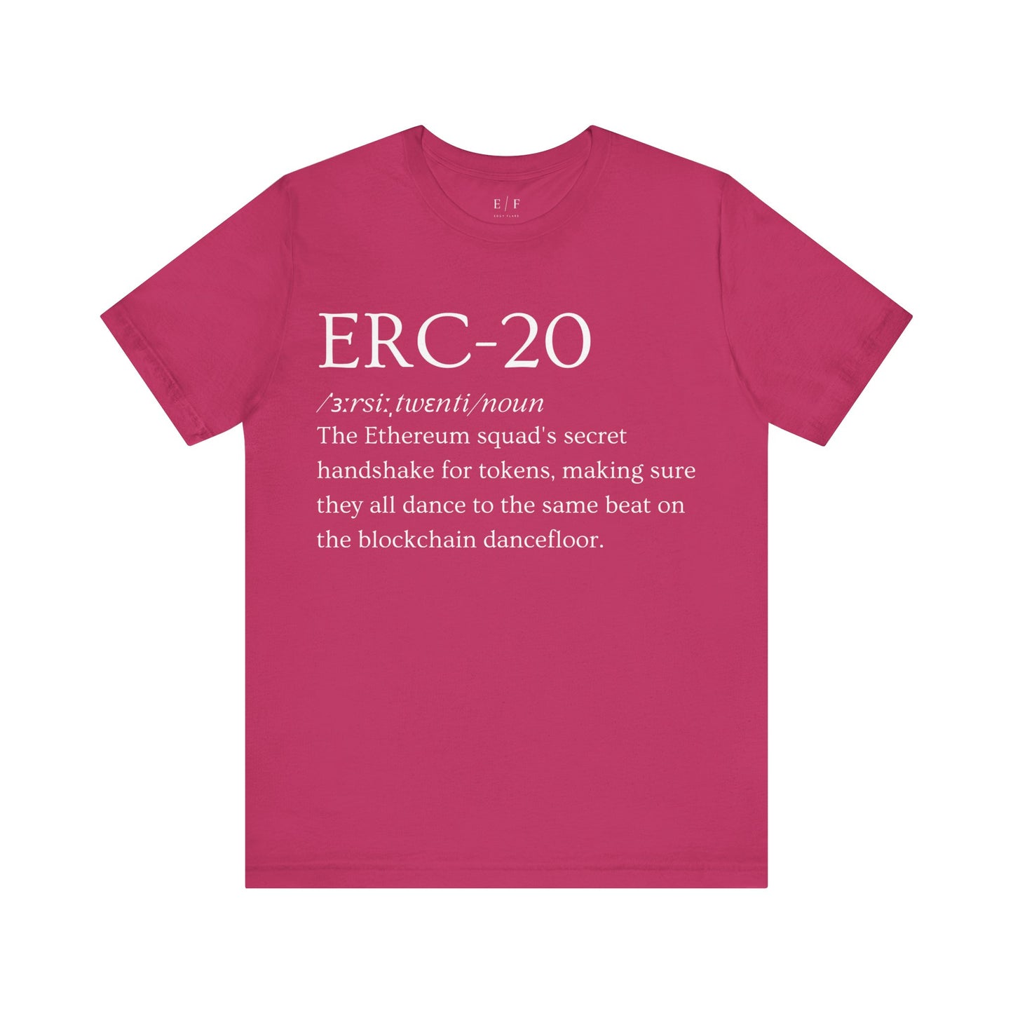 ERC-20 Funny Crypto Definition Premium Tshirt