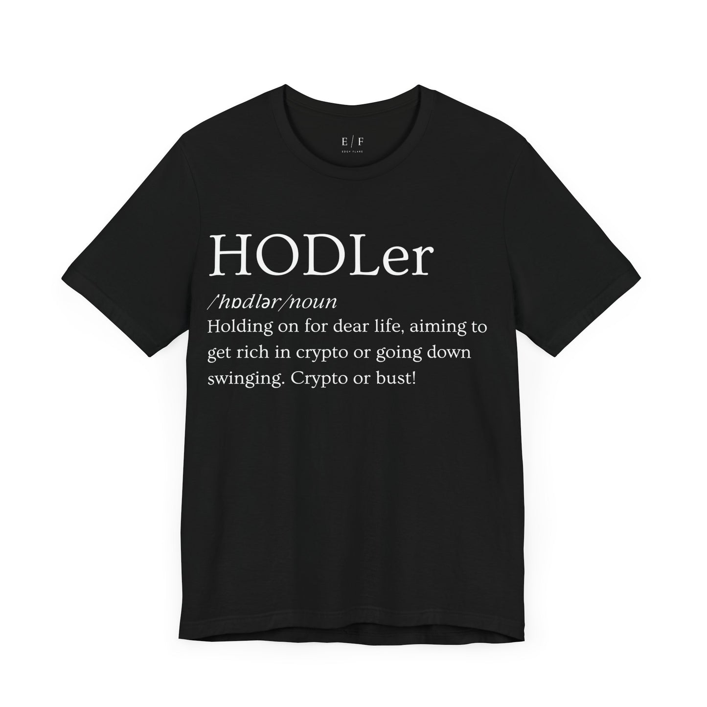 HODLer Funny Crypto Definition Premium Tshirt