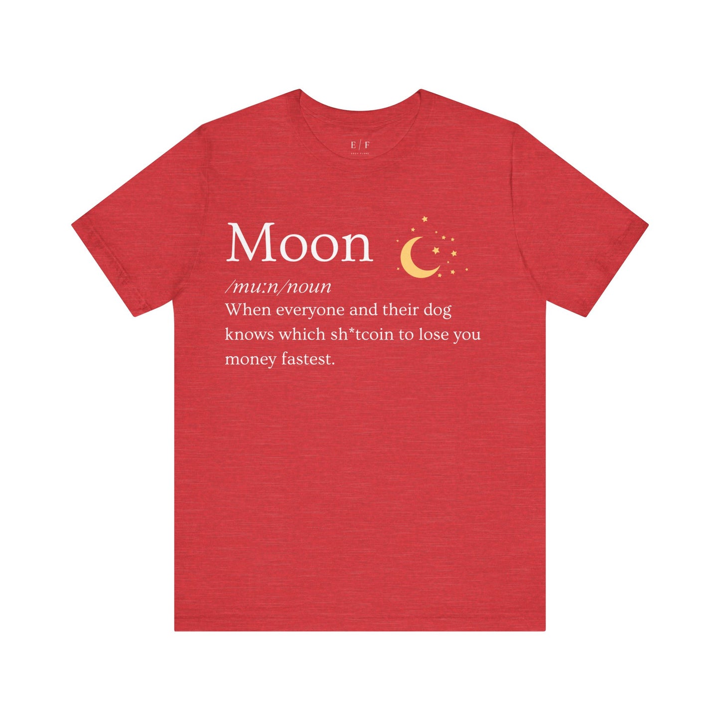 Moon Funny Crypto Definition Premium Tshirt