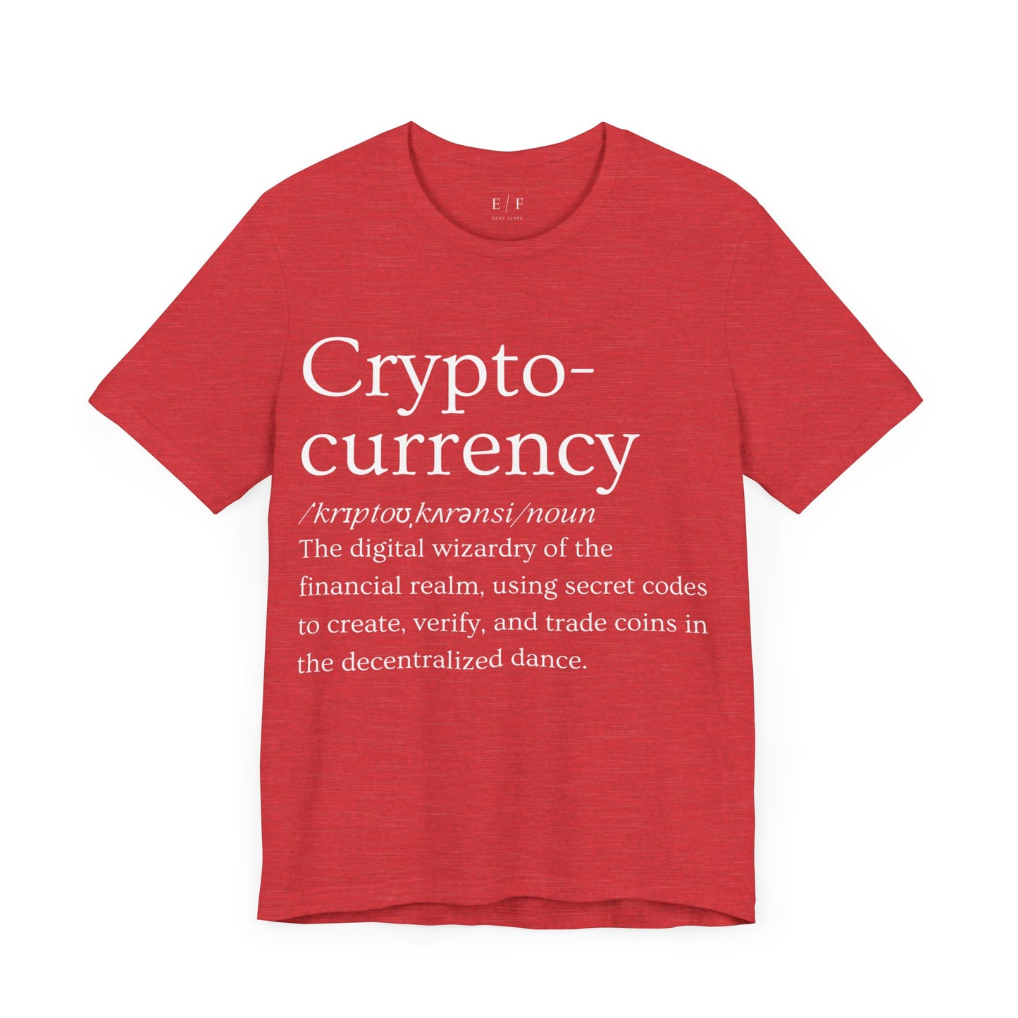 Crypto-currency Funny Crypto Definition Premium Tshirt