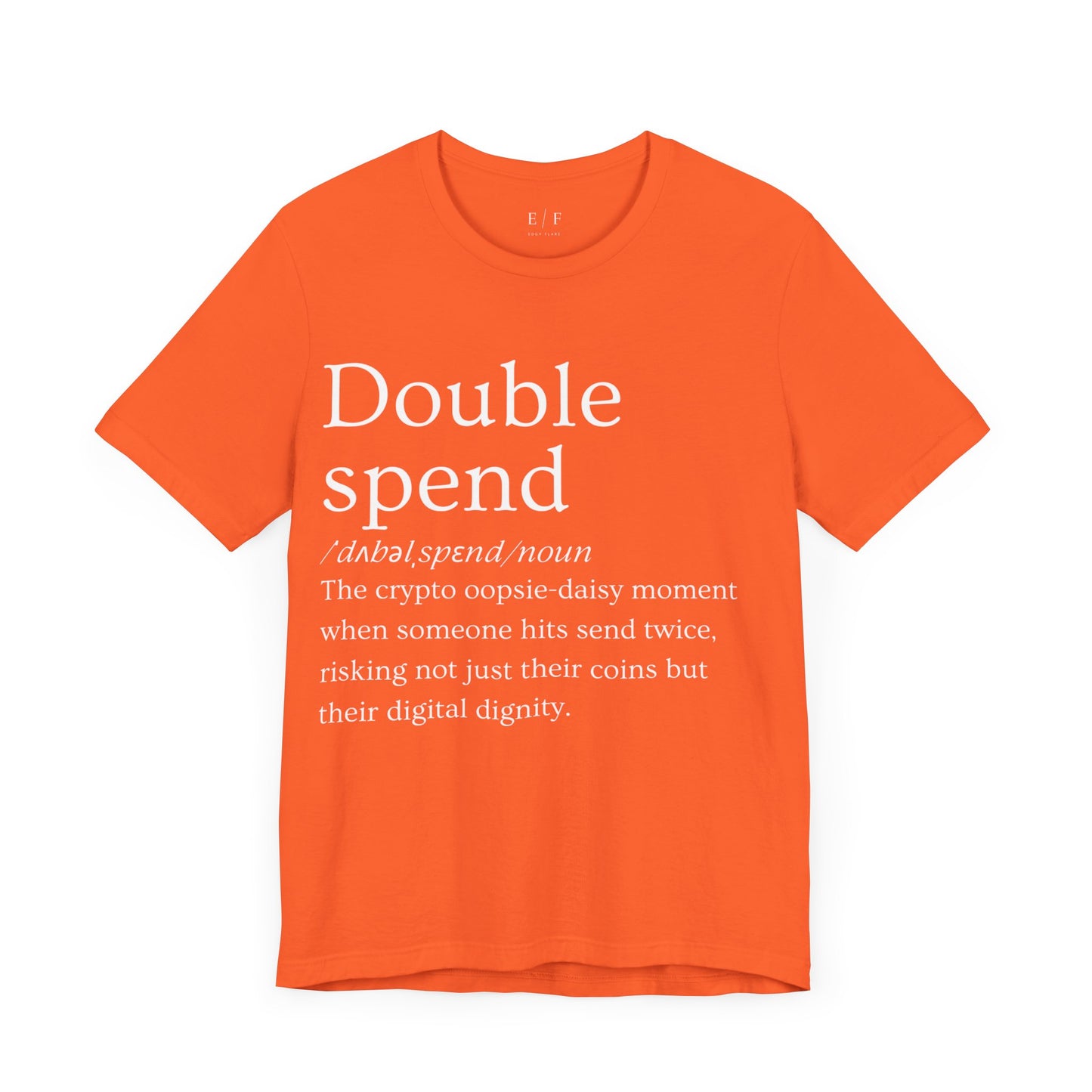 Double Funny Crypto Definition Premium Tshirt