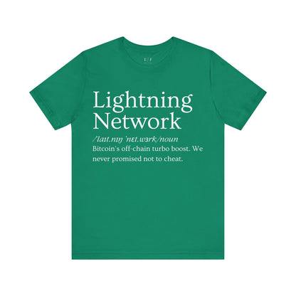 Lightning Network Funny Crypto Definition Premium Tshirt